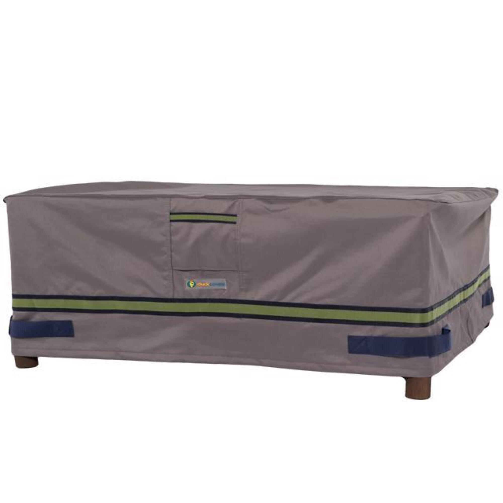 Classic Accessories, Soteria Square Ottoman Cvr, Cover Type Small Table/Ottoman, Primary Color Gray, Primary Material Polyester, Model# ROT242418